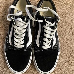 Vans Black and White Women's Sneakers